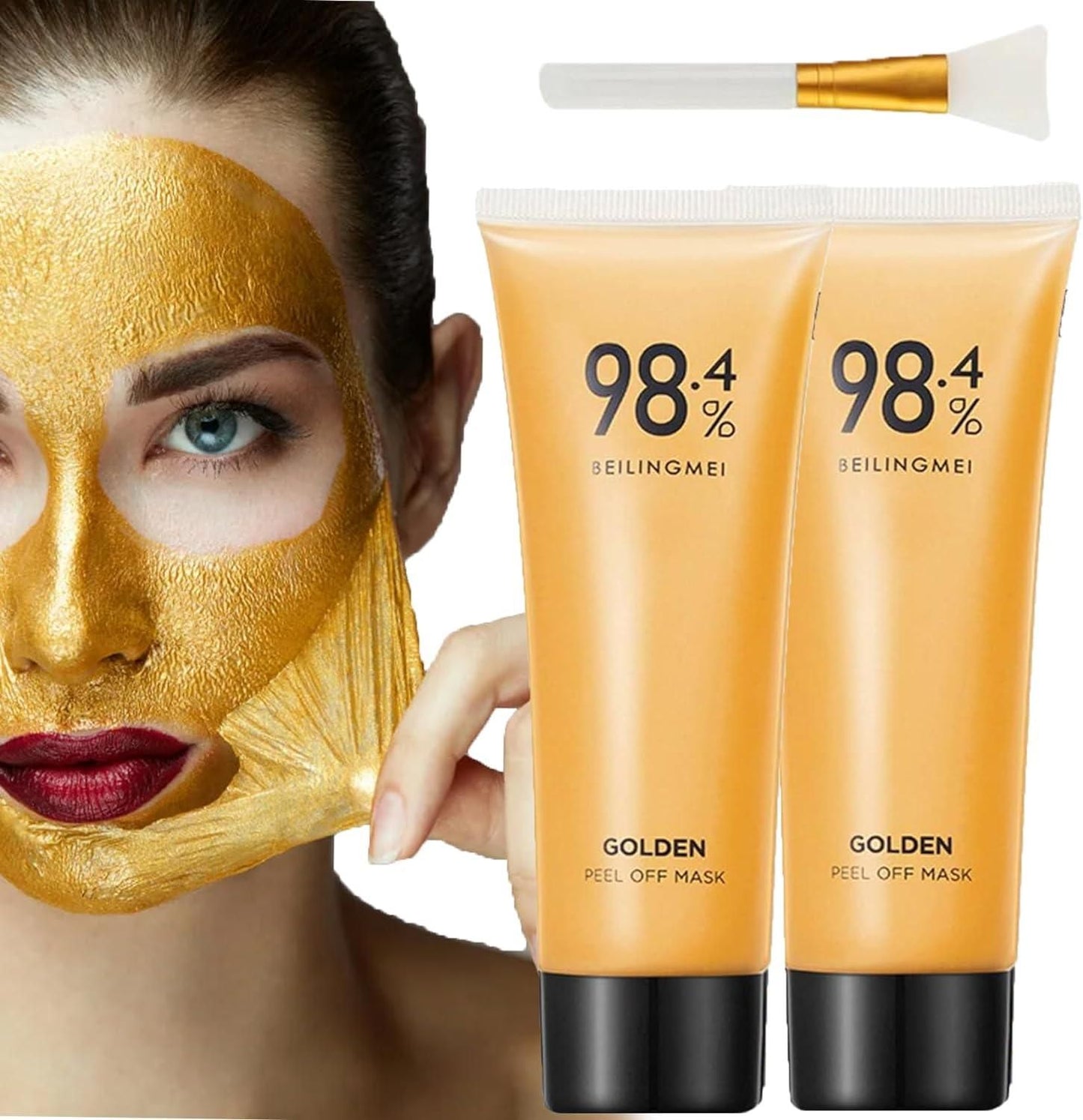 Gold Peel off Mask front