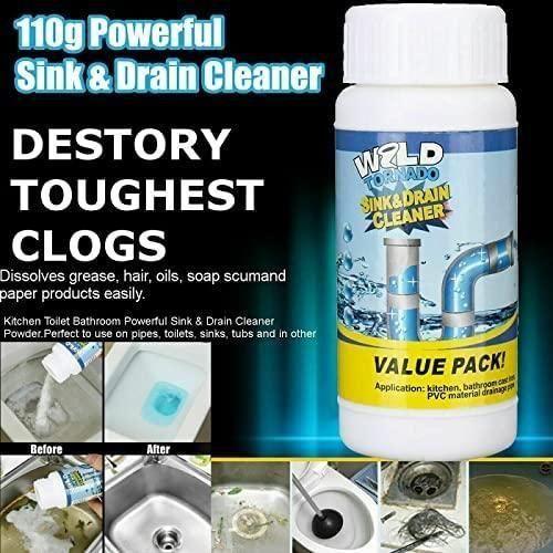 Powerful Drain Blockage Cleaner Sink 3