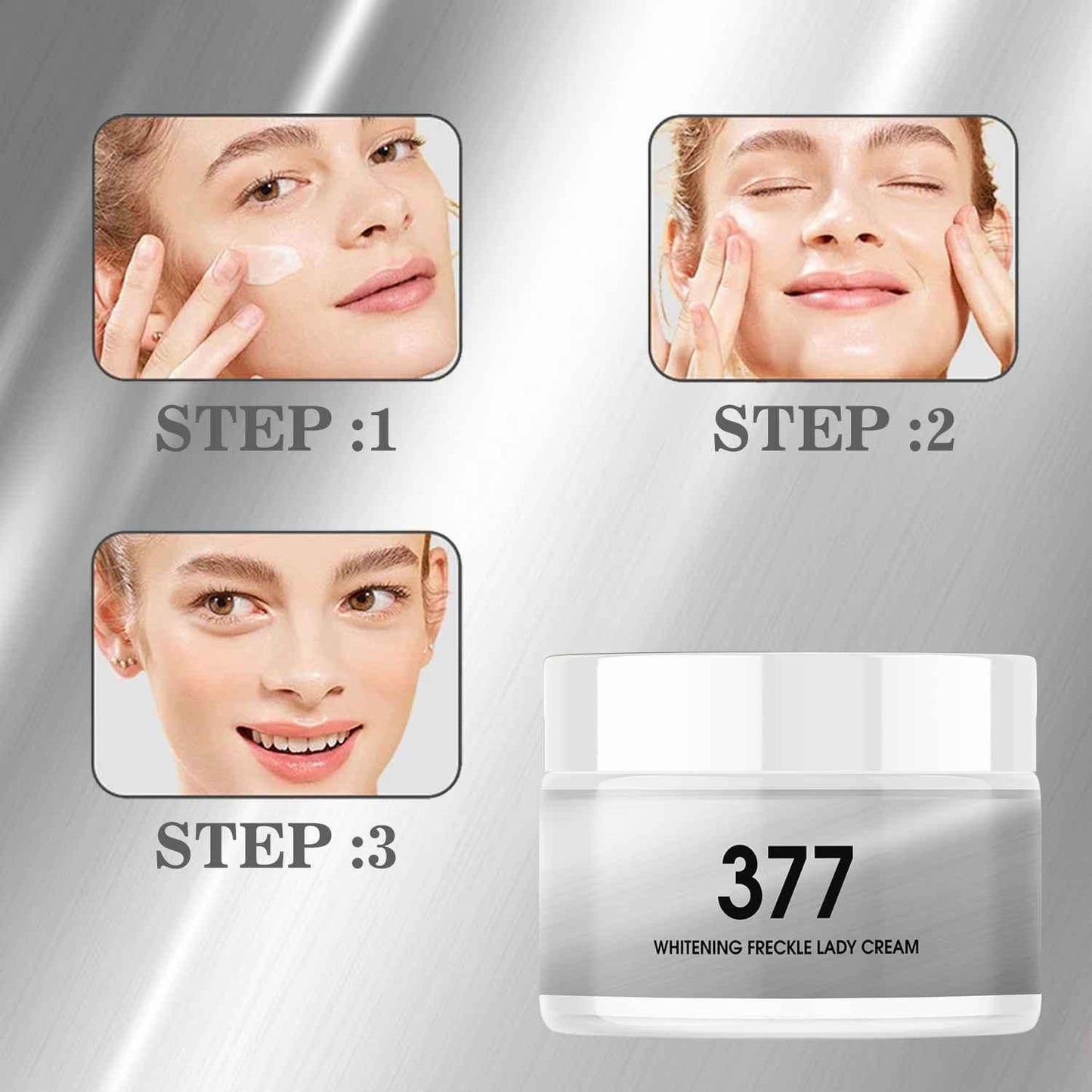 377 Whitening Freckle Lady Cream how to use