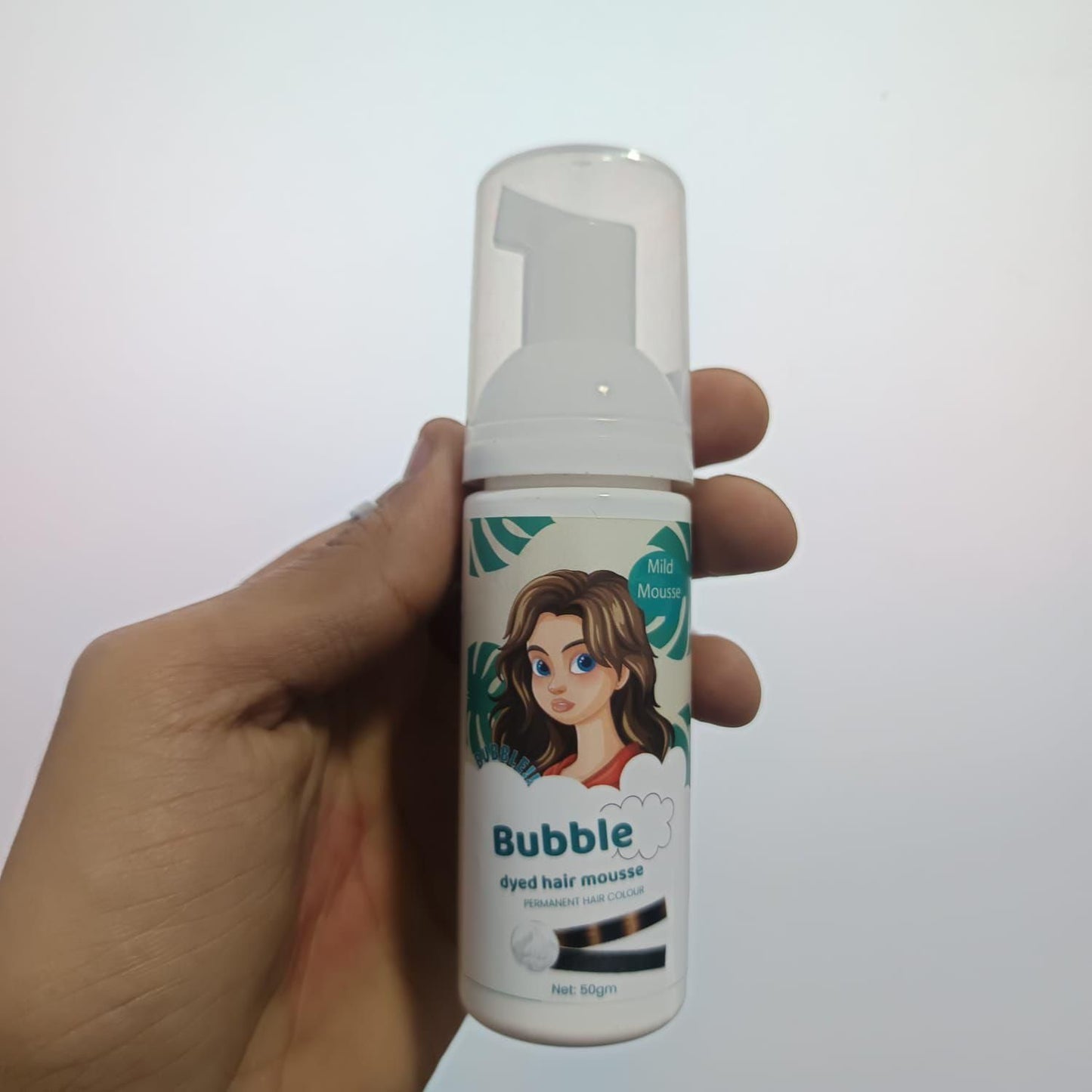 Bubble Dyed Hair Mousse bottle
