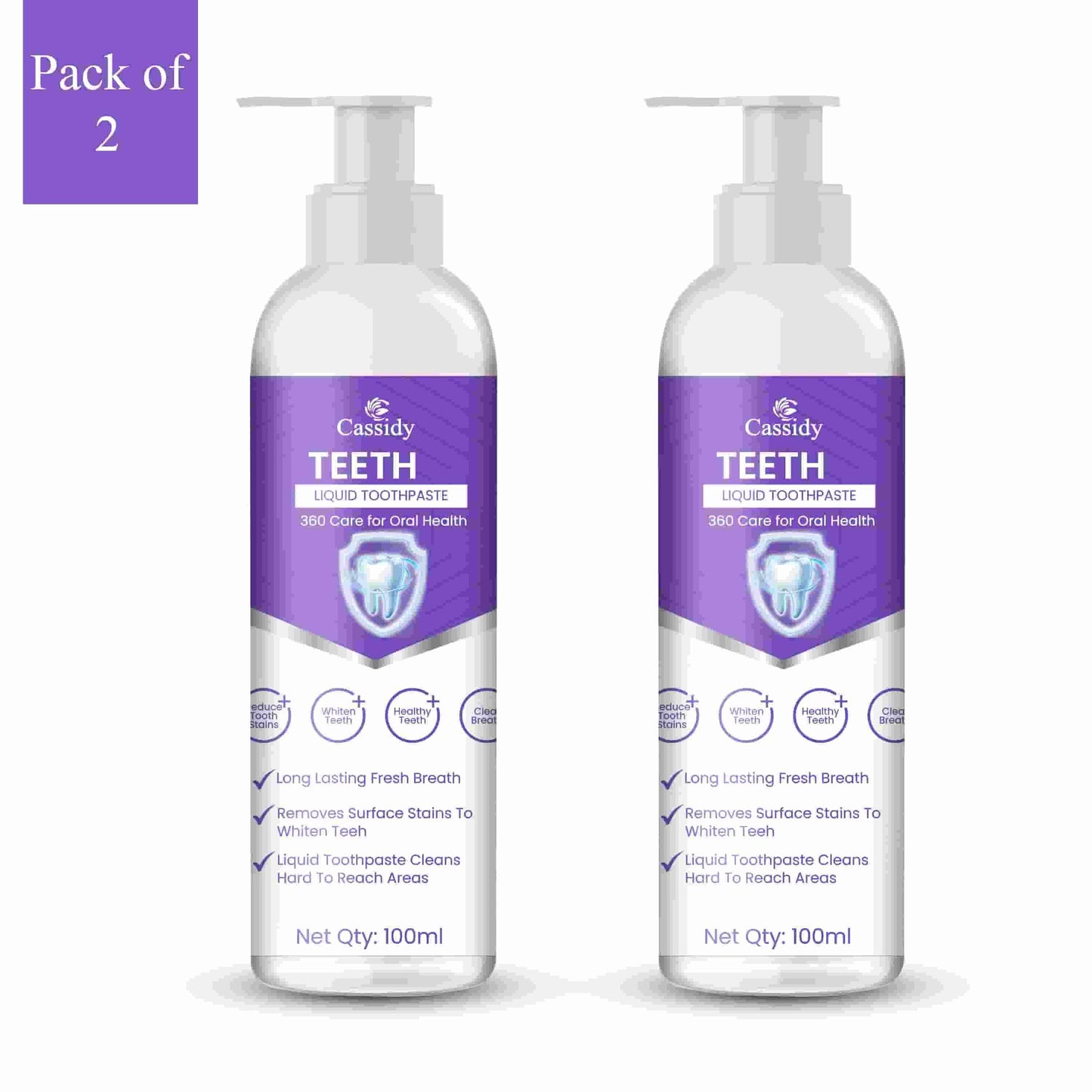 Cassidy Teeth Liquid Toothpaste pack