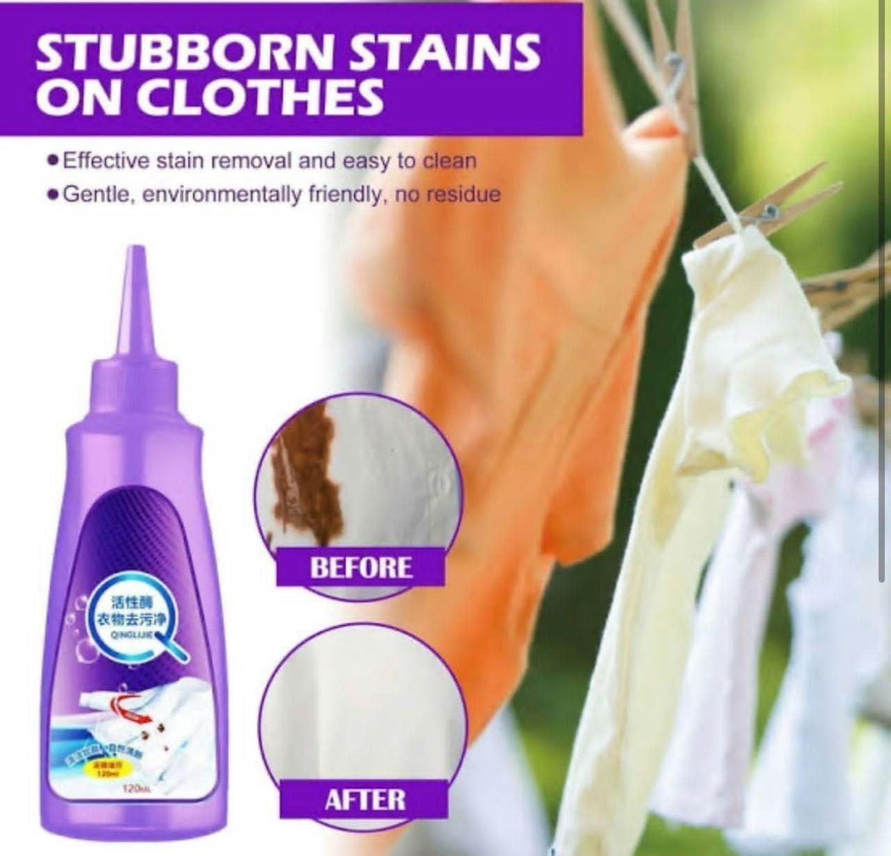 Fabric Stain Remover before after