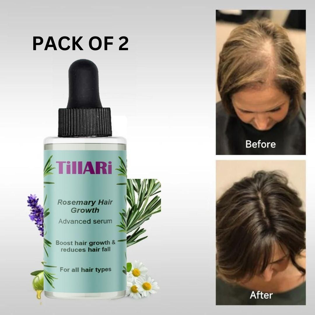 Tillari Rosemary Hair Growth Serum pack