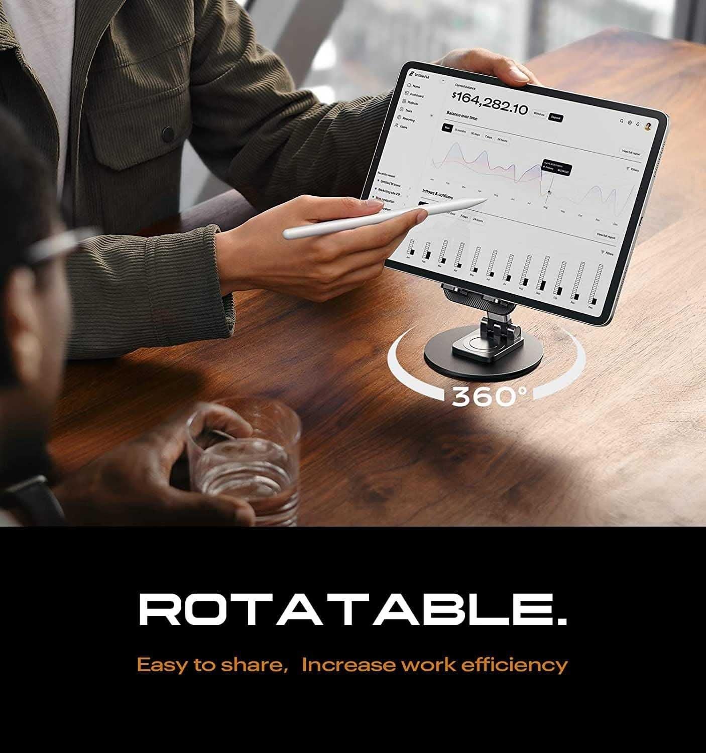 Mobile Phone Stand 360 degree Rotation Height and Angle 360 degree
