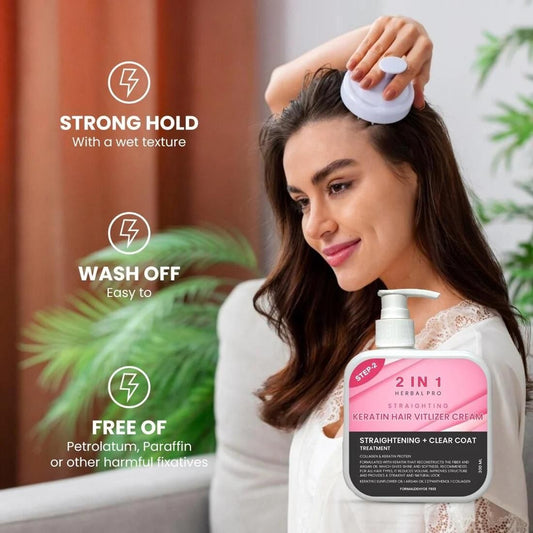 2 in 1 Herbal Pro Hair Shampoo & Cream (Pack of 2) 2