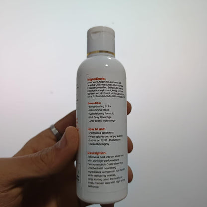 PERMANENT HAIR COLOR Silver Dye back