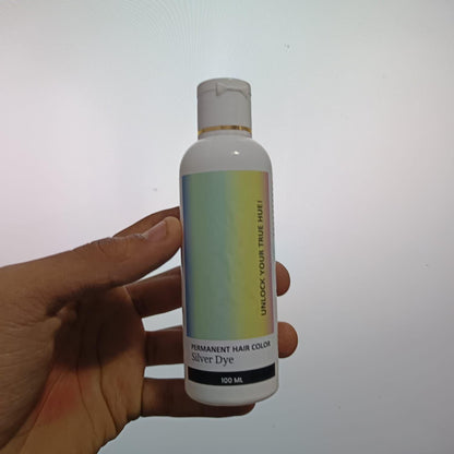 PERMANENT HAIR COLOR Silver Dye front