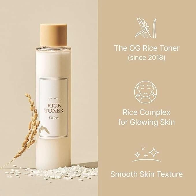 Rice Toner for Glowing Skin smooth skin