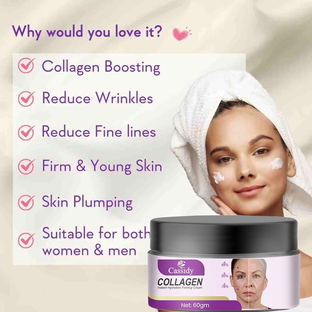Cassidy Collagen Instant Hydration Firming Cream benefis