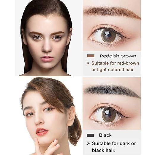 Waterproof 4 Points Microblading Eyebrow Pen with a Micro-Fork Tip Applicator suitable