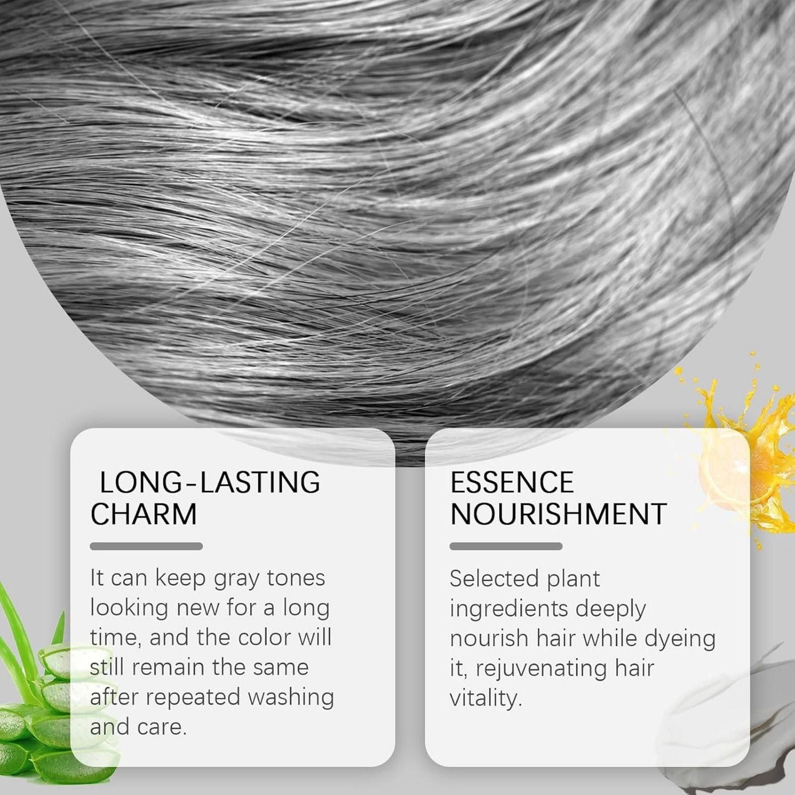 PERMANENT HAIR COLOR Silver Dye essence