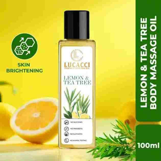 Lucacci Lemon & Tea Tree Body Massage Oil
