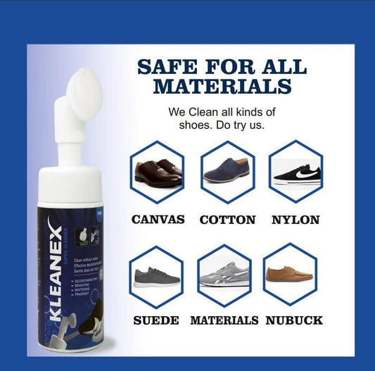 Shoe Cleaning Foam Without Wash With Attached Silicon Brush where to use