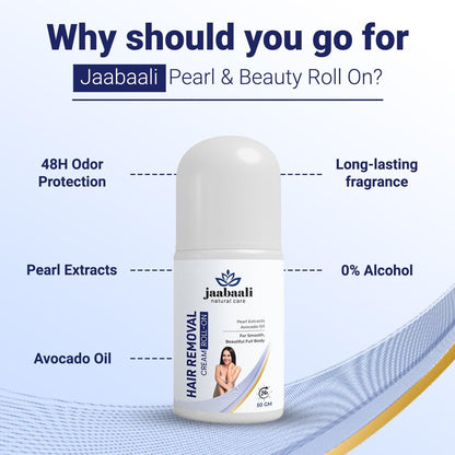 Hair Removal Cream Roll On 50g