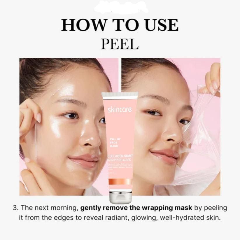 Collagen Night Wrapping Peel Off Mask peel