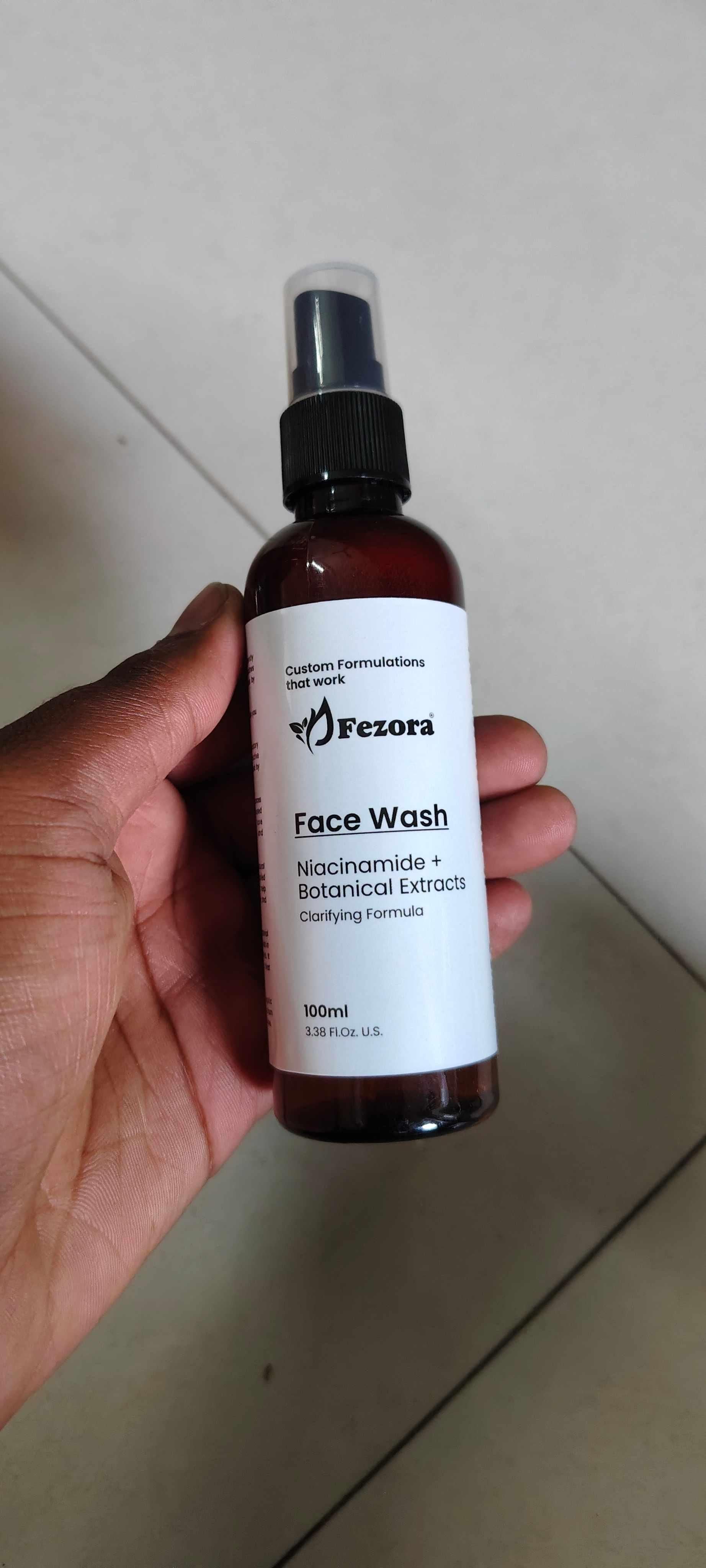 Fezora Face Wash Niacinamide + Batanical Extract 100ML (Pack of 2) bottle