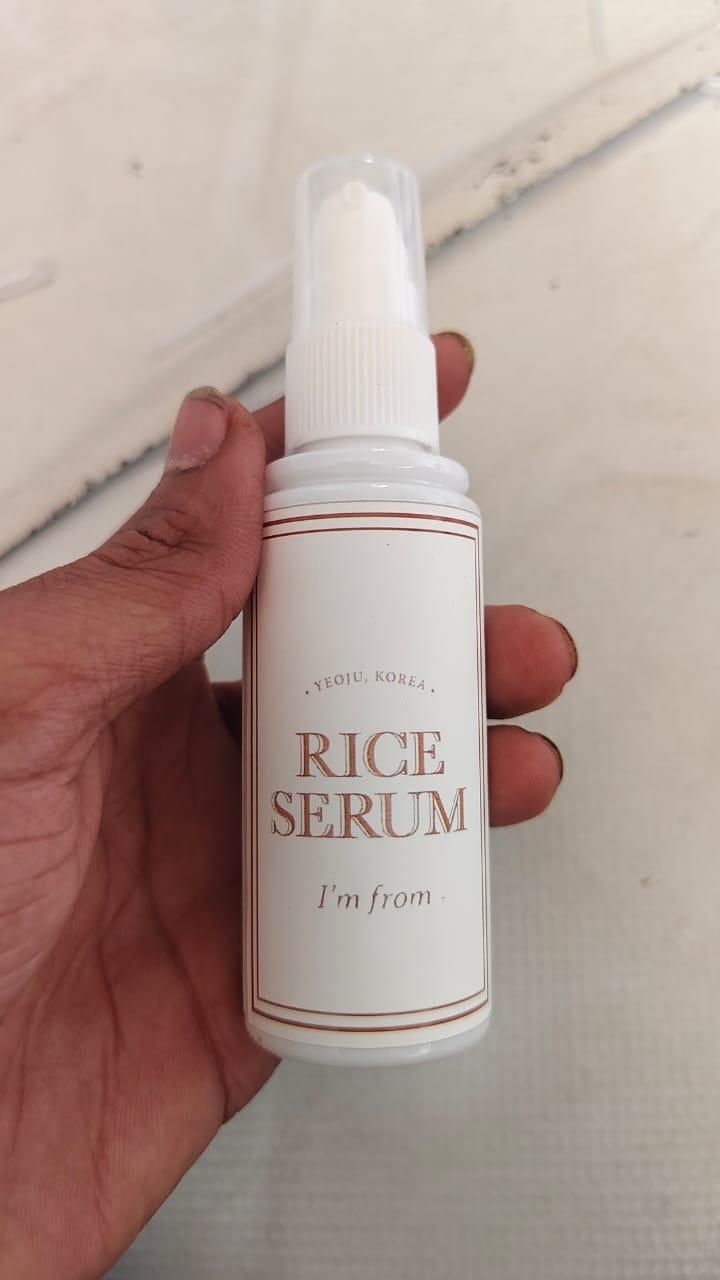 Healthy Glow Rice Face Serum bottle