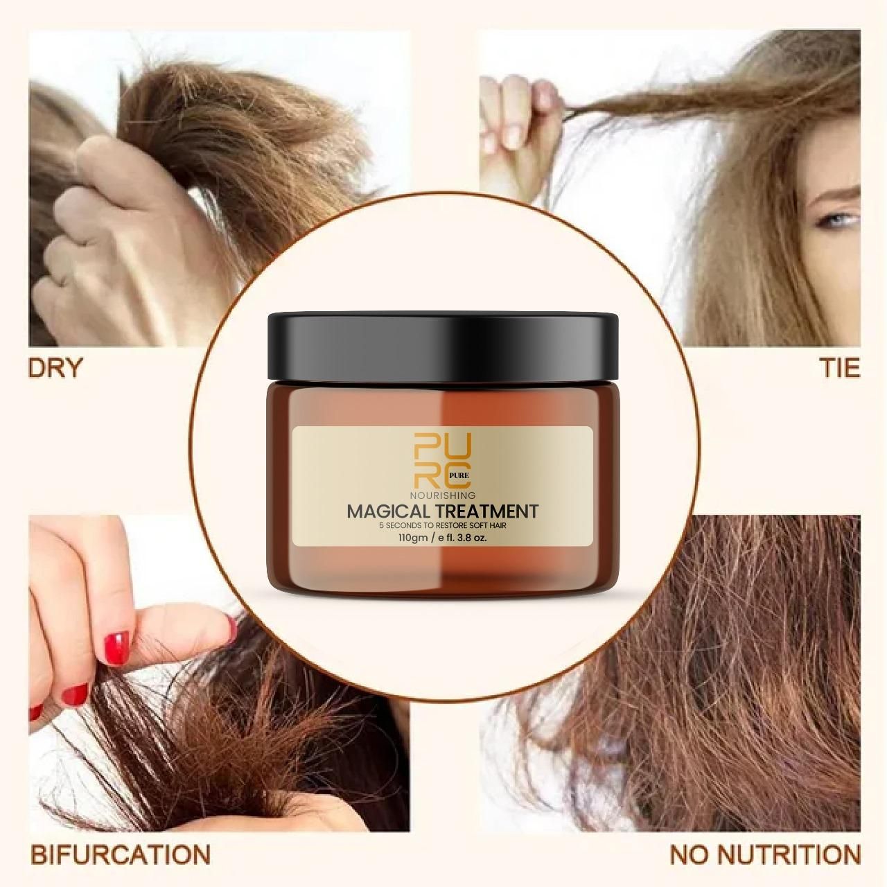 PURE MAGICAL TREATMENT 5 Second to Restore Soft Hair uses