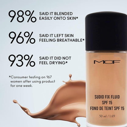 MOF Studio Fix Fluid SPF 15 result