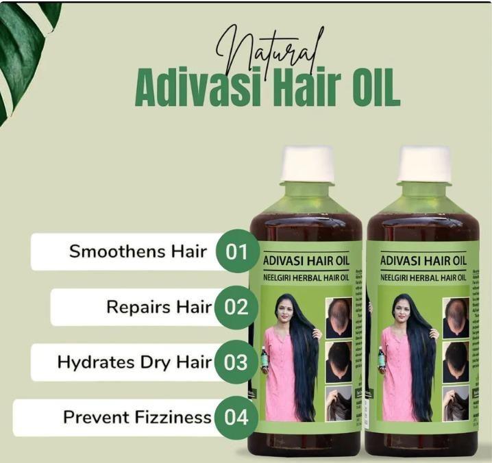 Adivasi Neelgiri Herbal Hair Oil natural