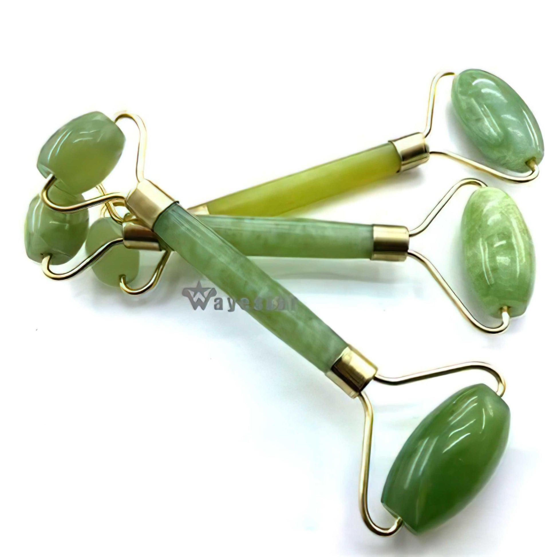 Natural Massage Jade Stone 3 pieces