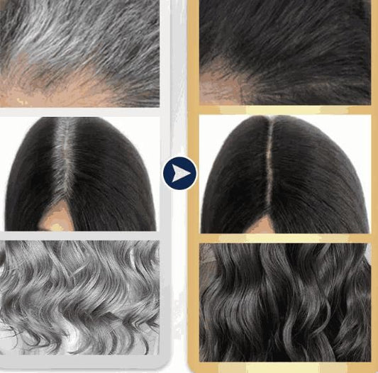 Mild Formula Long Lasting Hair Dye before after