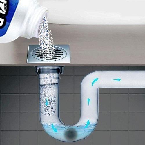 Powerful Drain Blockage Cleaner Sink drain