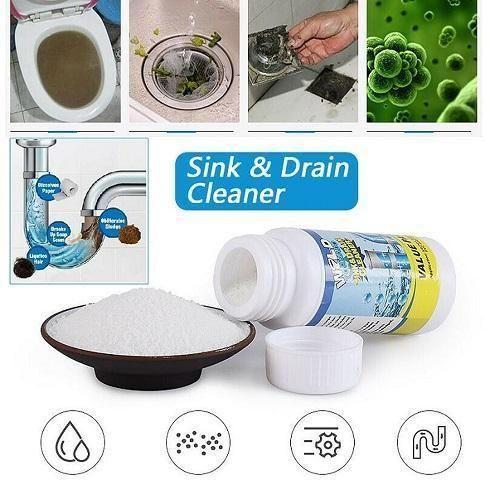 Powerful Drain Blockage Cleaner Sink pack