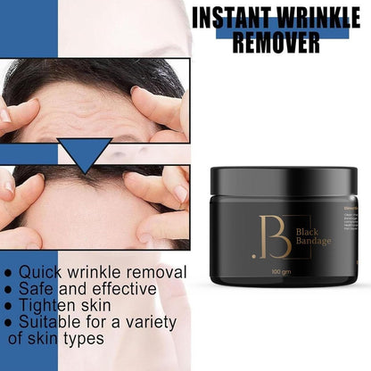 Black Bandage Anti-Wrinkle Cream before after