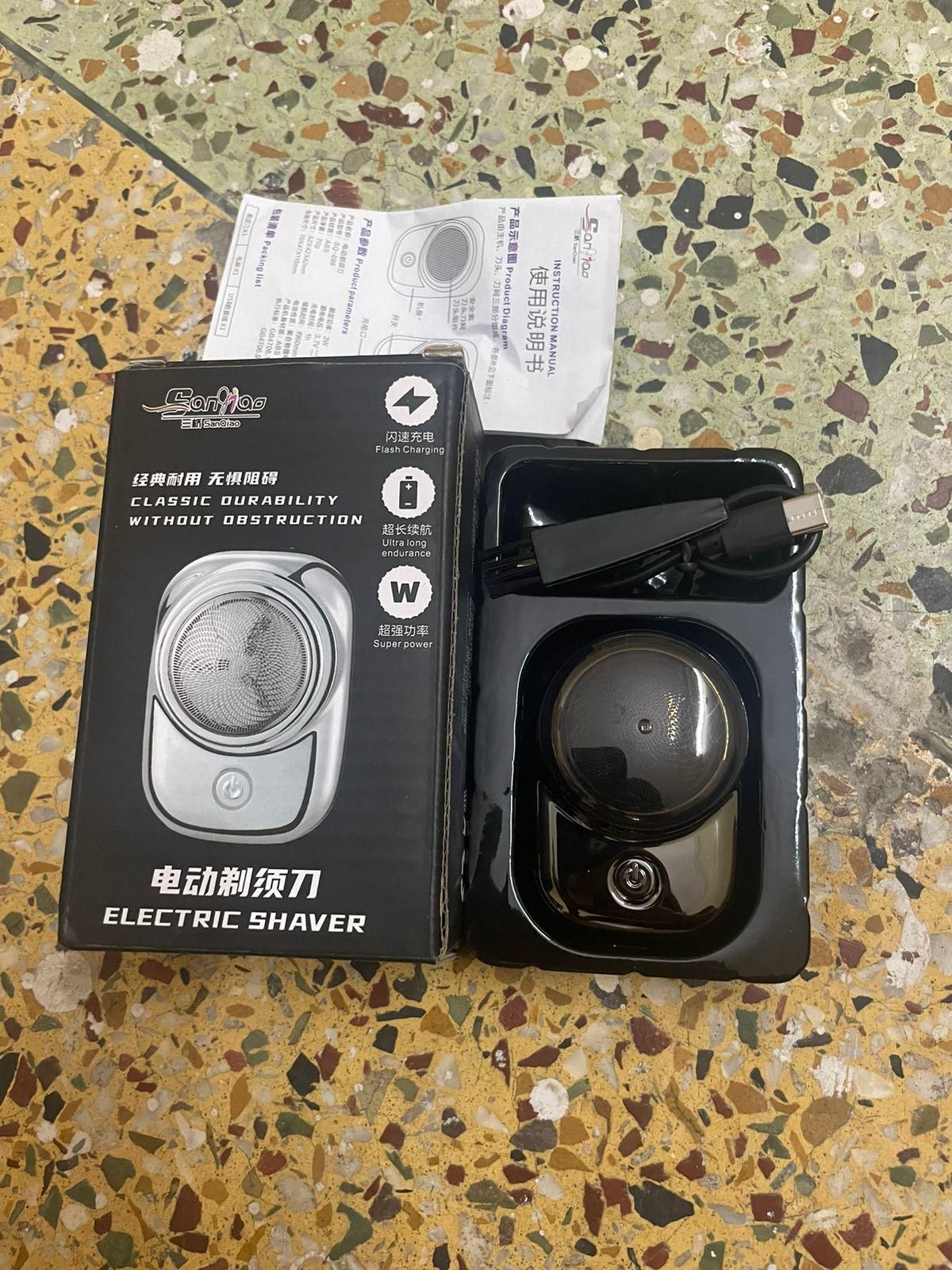 Mini Electric Shaver pack