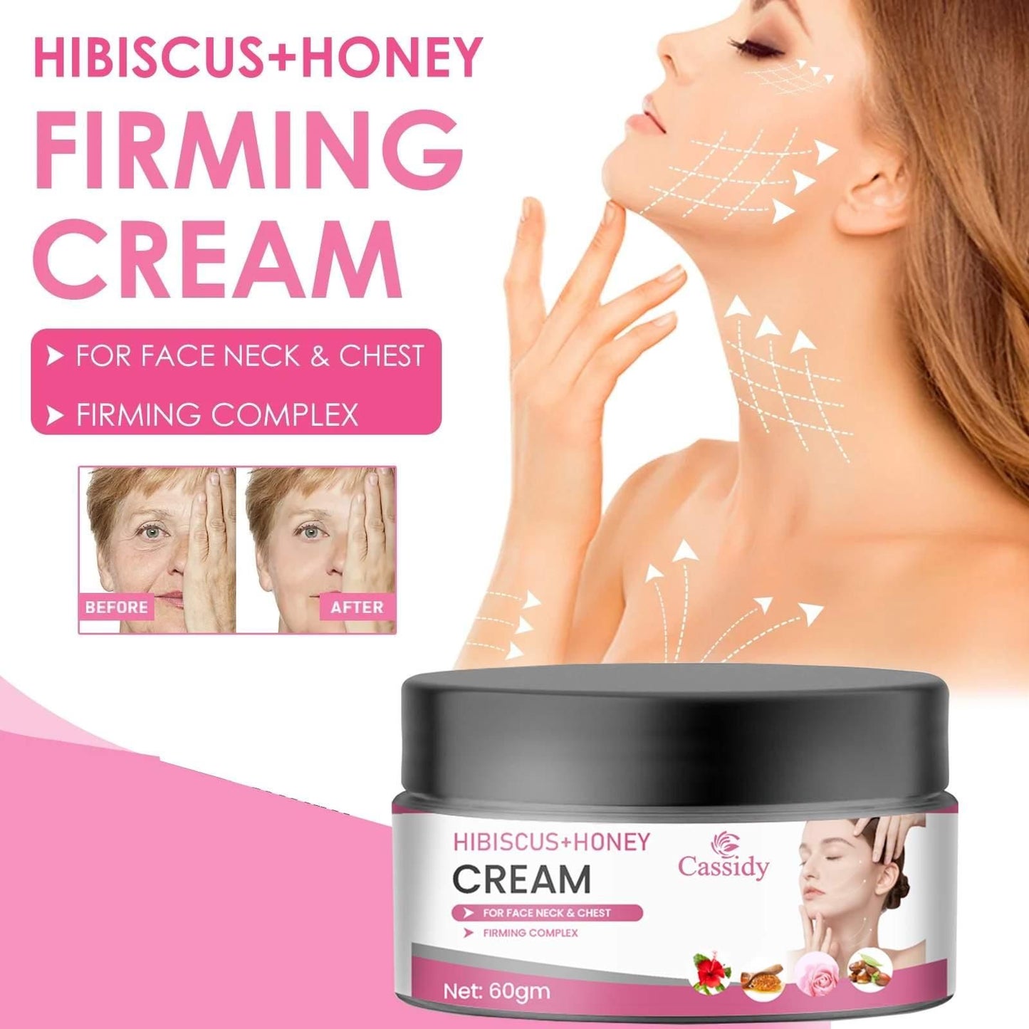 CASSIDY Hibiscus &amp; Honey Cream, 60gm