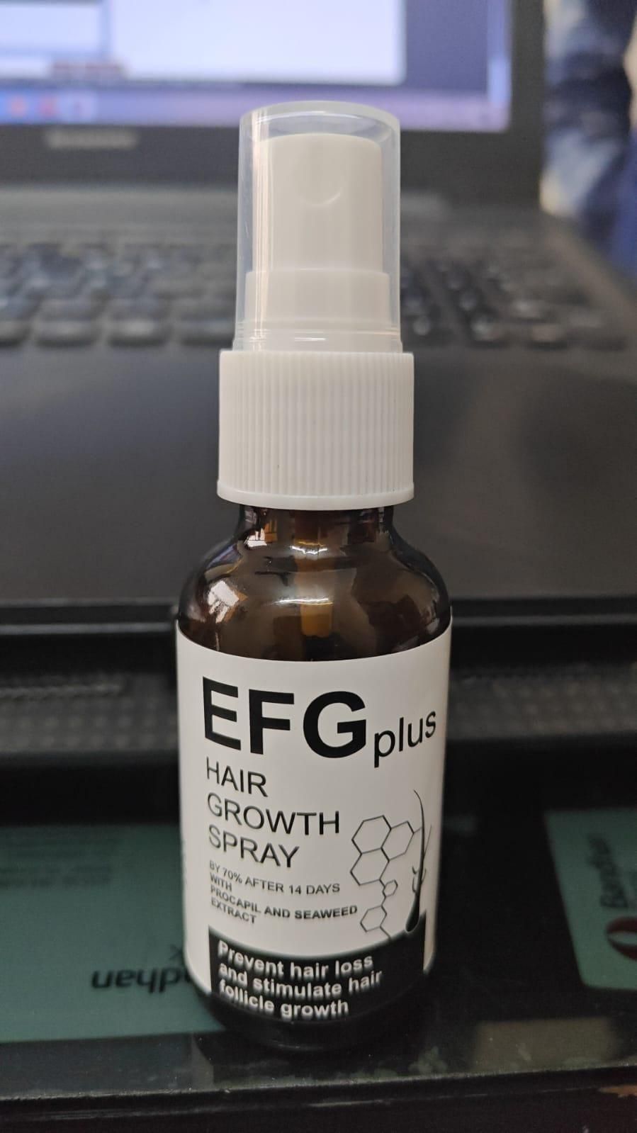 EFGPLUS Hair Growth Spray 50ml (Pack of 2)