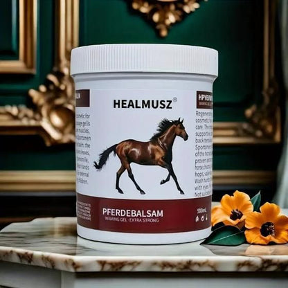 Extra Strong Chestnut Horse Balm Gel for Heating Massage Cream