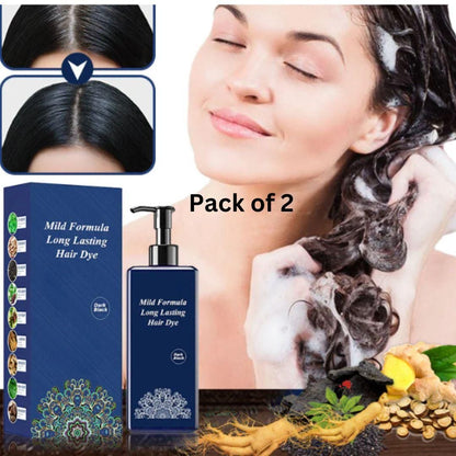 Mild Formula Long Lasting Hair Dye pack