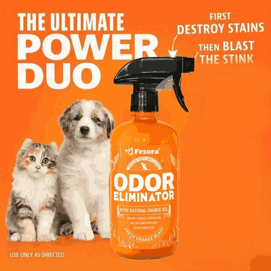 Fezora Odor Eliminator Fresh orange spray  front