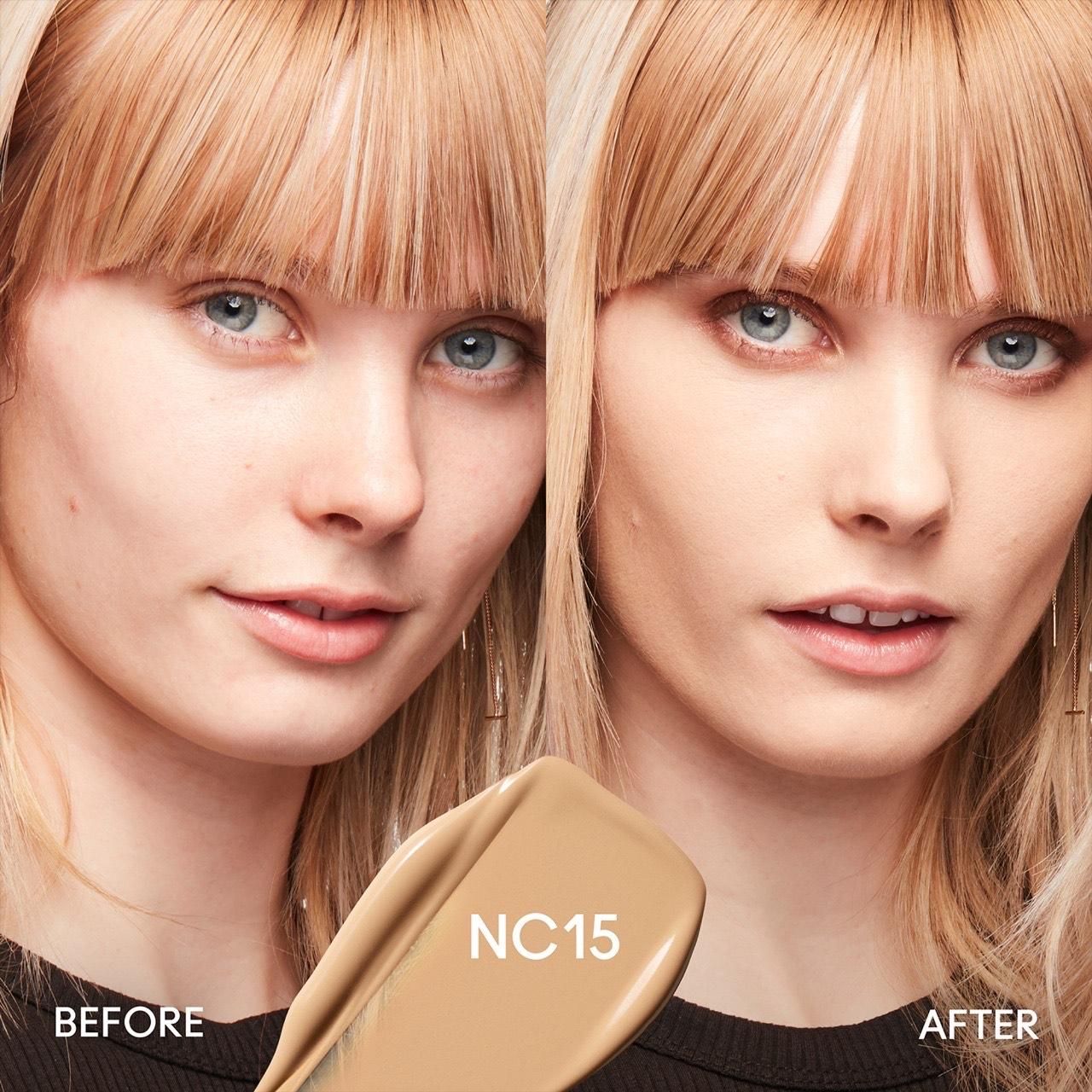 MOF Studio Fix Fluid SPF 15 before after