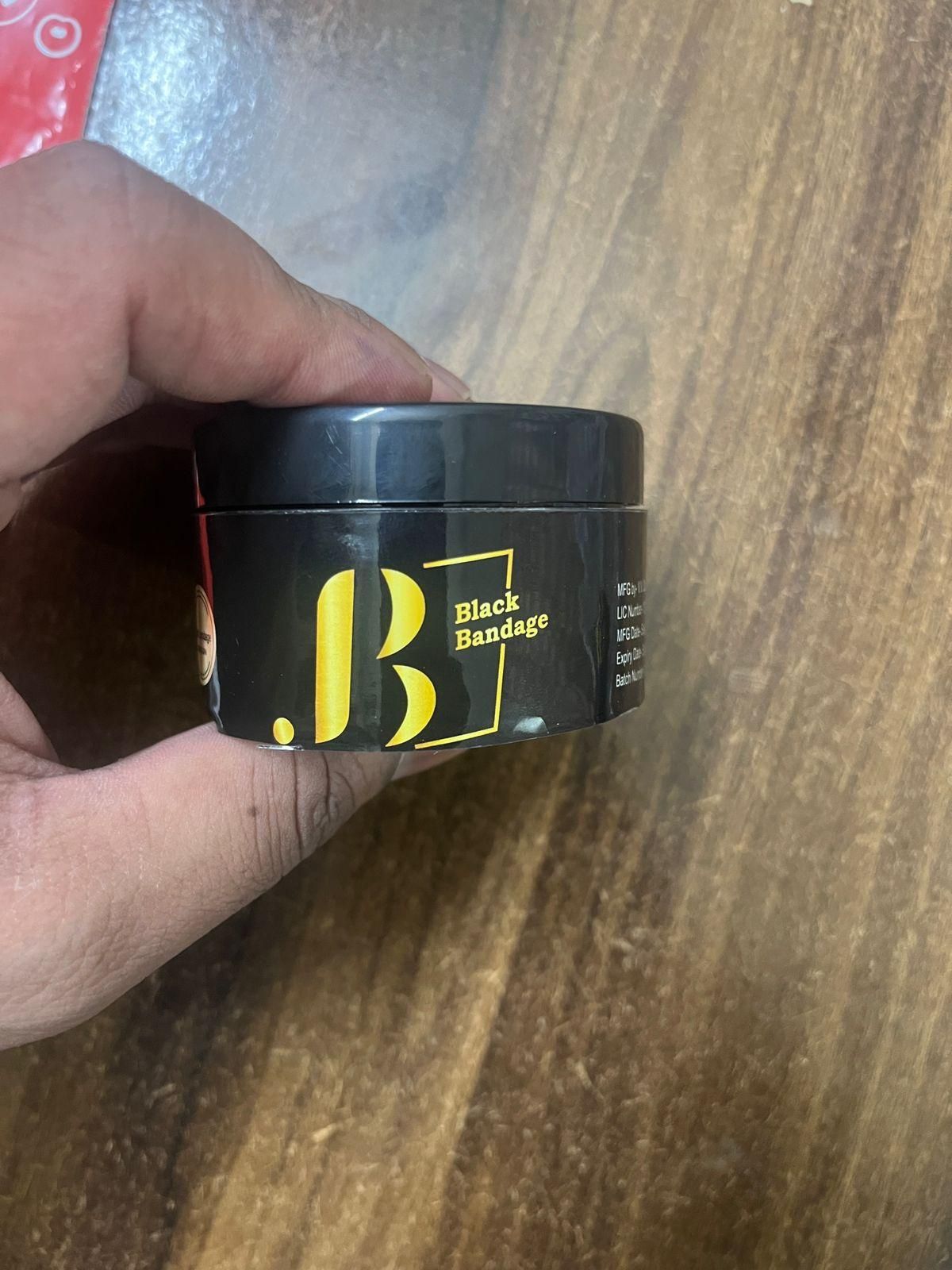 Black Bandage Anti-Wrinkle Cream jar