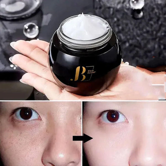 Black Bandage Hyaluronic Acid Active Peptide Face Cream before after