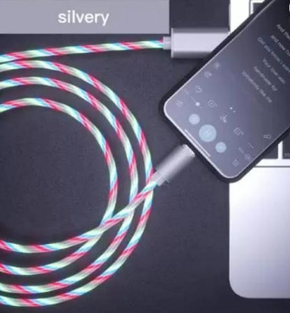 Fast 3 in 1 Multiple Pin With LED Light Magnetic Charging Charging Pad - Assorted color 3