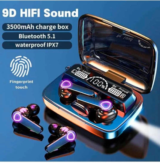 M19 Bluetooth TWS Earbuds hifi sound