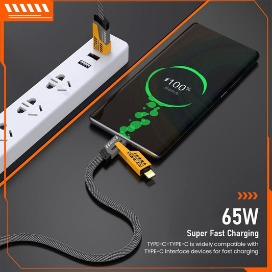USB C Cable Lightning Cable 4 in 1 65 w