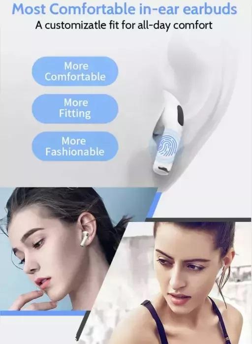 XANK Pro 4 Earbuds-Bluetooth Headset (Multicolour, True Wireless) earbuds